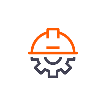 Helmet with a gear
